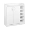 Artiss 2 Doors Shoe Cabinet Storage Cupboard - White Deals499