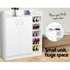 Artiss 2 Doors Shoe Cabinet Storage Cupboard - White Deals499