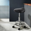 Artiss 2x Salon Stool Saddle Swivel Chair Black from Deals499 at Deals499