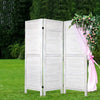 Artiss 3 Panel Room Divider Screen Privacy Wood Dividers Timber Stand White Deals499