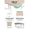 Artiss 3 Piece Dining Set - Natural Deals499