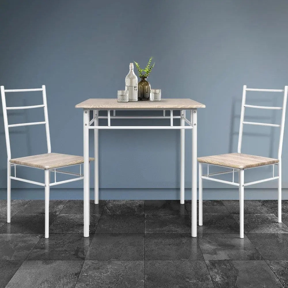 Artiss 3 Piece Dining Set - Natural Deals499