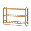 Artiss 3 Tiers Bamboo Shoe Rack Storage Organiser Wooden Shelf Stand Shelves Deals499
