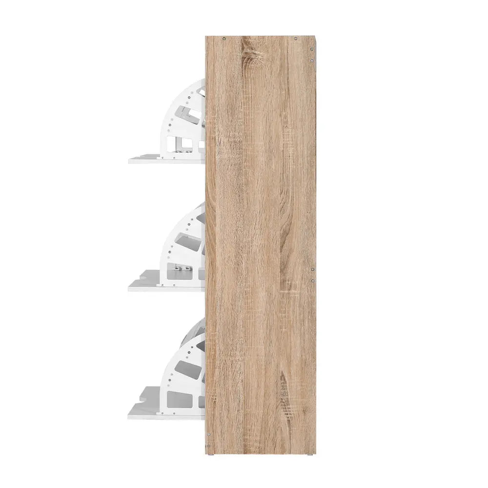 Artiss 36 Pairs Shoe Cabinet Rack Organiser Storage Shelf Wooden Deals499