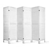 Artiss 6 Panel Room Divider Screen Privacy Wood Foldable Stand Timber White Deals499