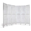 Artiss 6 Panel Room Divider Screen Privacy Wood Foldable Stand Timber White Deals499