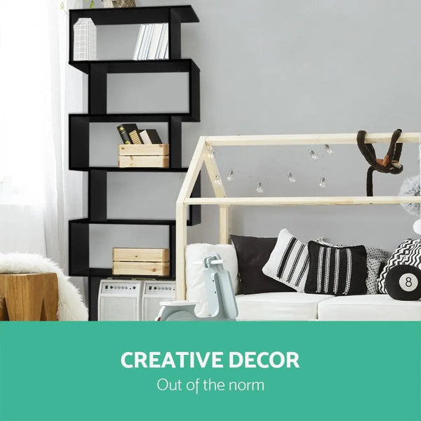 Artiss 6 Tier Display Shelf - Black Deals499