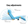 Artiss Adjustable Beach Sun Pool Lounger - Blue Deals499