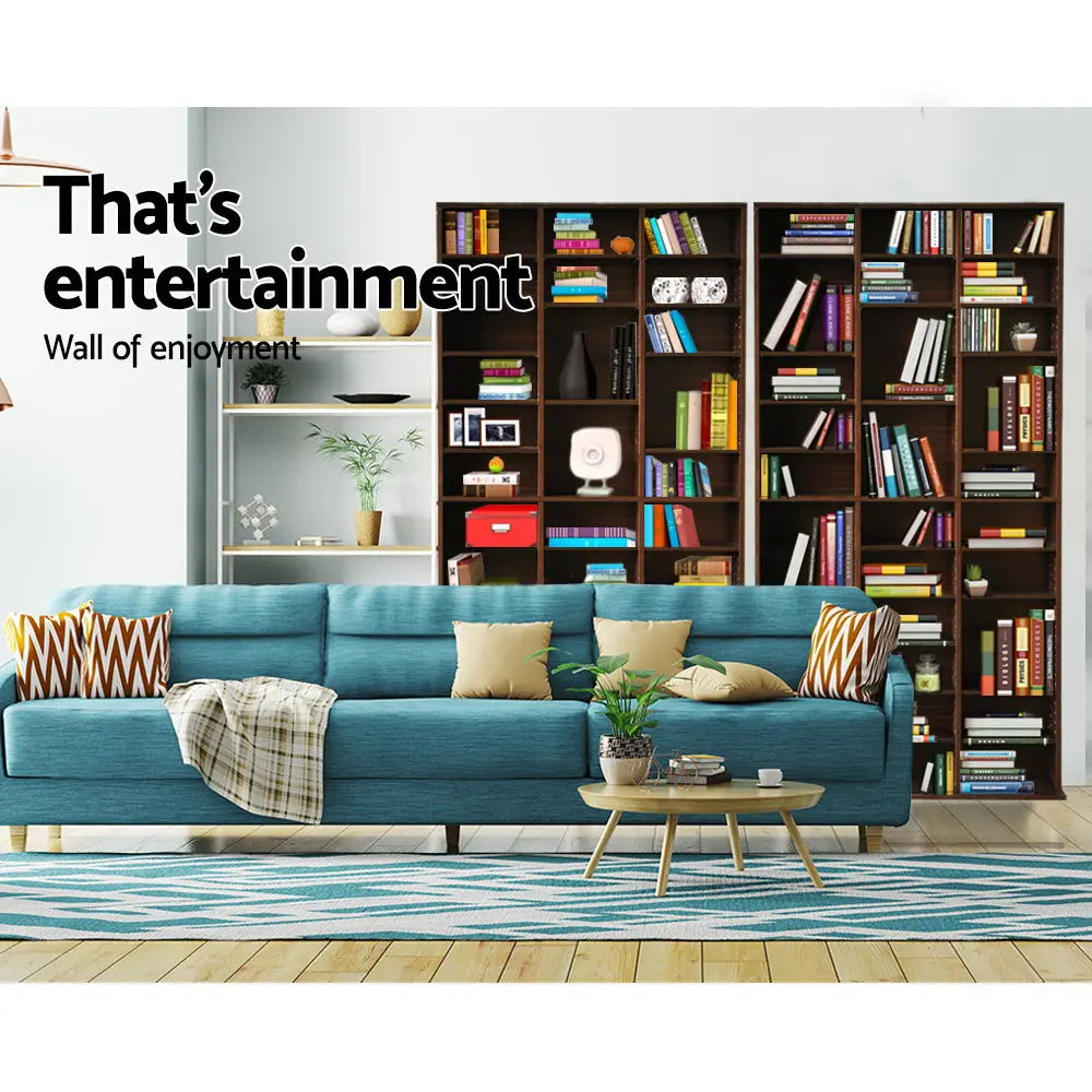 Artiss Adjustable Book Storage Shelf Rack Unit - Expresso Deals499