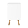 Artiss Bedside Tables Drawers Side Table Nightstand White Storage Cabinet Wood Deals499