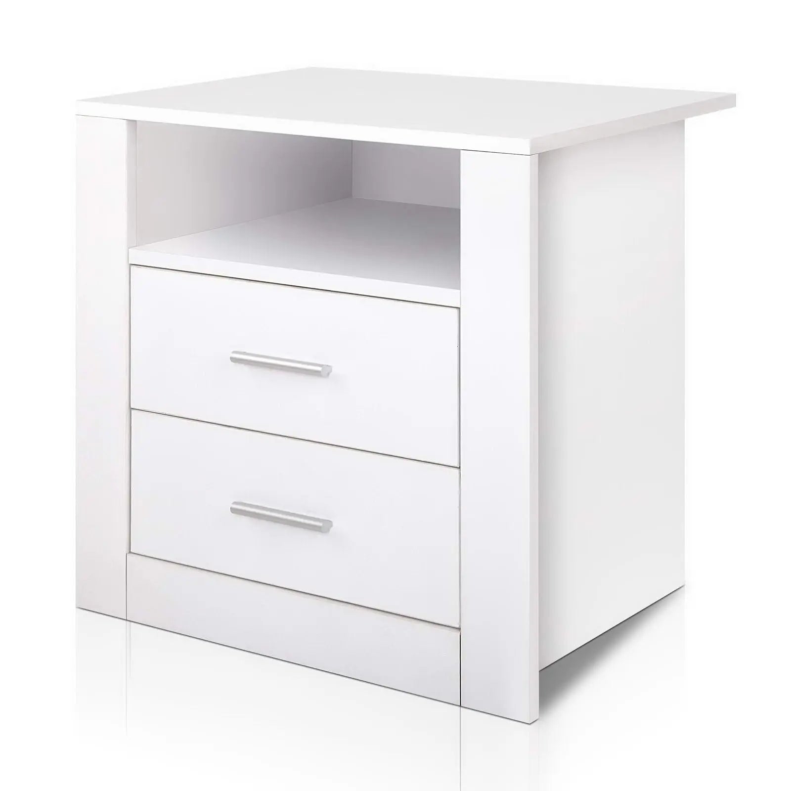 Artiss Bedside Tables Drawers Storage Cabinet Drawers Side Table White Deals499