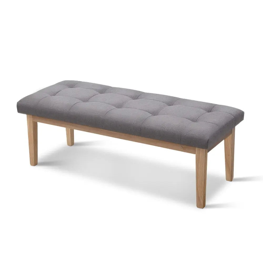 Artiss Bench Bedroom Benches Ottoman Upholstered Fabric Chair Foot Stool 120cm Deals499