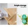 Artiss Display Shelf 9-Shelf Tree Bookshelf Book Storage Rack Bookcase Natural Deals499