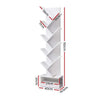 Artiss Display Shelf 9-Shelf Tree Bookshelf Book Storage Rack Bookcase White Deals499