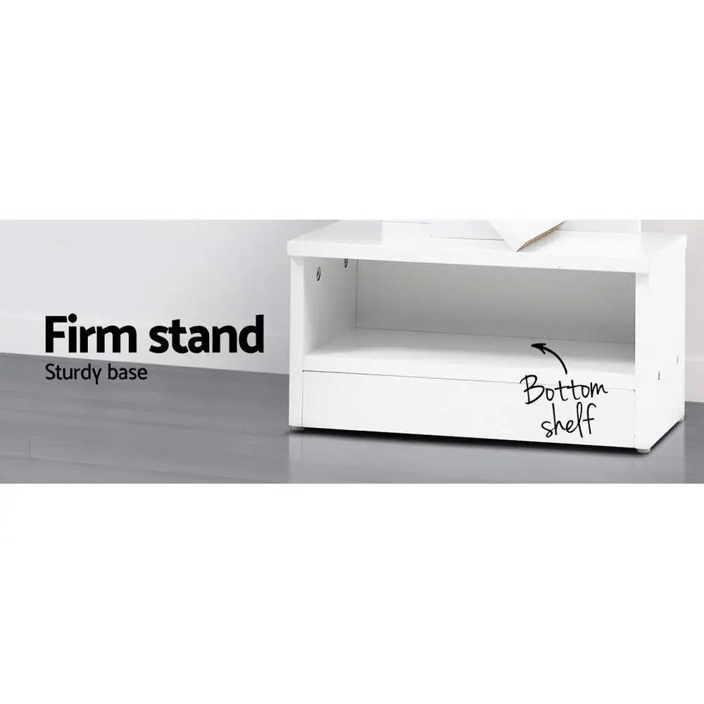 Artiss Display Shelf 9-Shelf Tree Bookshelf Book Storage Rack Bookcase White Deals499