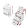 Artiss Dressing Table Bedside Tables 2-in-1 Set Hidden Makeup Mirror Storage Drawers Deals499