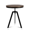 Artiss Elm Wood Round Dining Table - Dark Brown Deals499