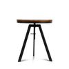 Artiss Elm Wood Round Dining Table - Dark Brown Deals499