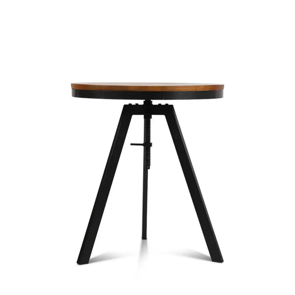Artiss Elm Wood Round Dining Table - Dark Brown Deals499