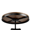 Artiss Elm Wood Round Dining Table - Dark Brown Deals499