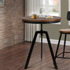 Artiss Elm Wood Round Dining Table - Dark Brown Deals499