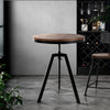 Artiss Elm Wood Round Dining Table - Dark Brown Deals499