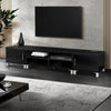Artiss Entertainment Unit with Cabinets - Black Deals499
