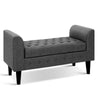 Artiss Fabric Storage Ottoman - Grey Deals499