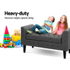Artiss Fabric Storage Ottoman - Grey Deals499