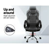 Artiss Gaming Chair Leather Office Computer Chairs Black Deals499