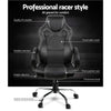 Artiss Gaming Chair Leather Office Computer Chairs Black Deals499