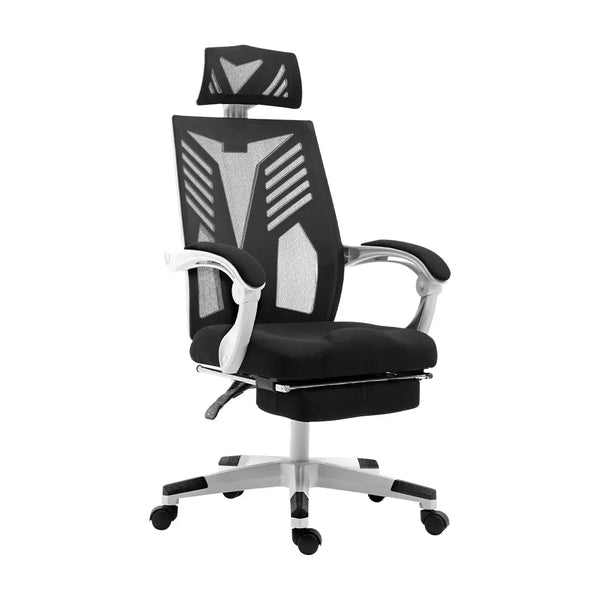 Artiss Gaming Office Chair Computer Desk Chair Home Work Recliner White Deals499
