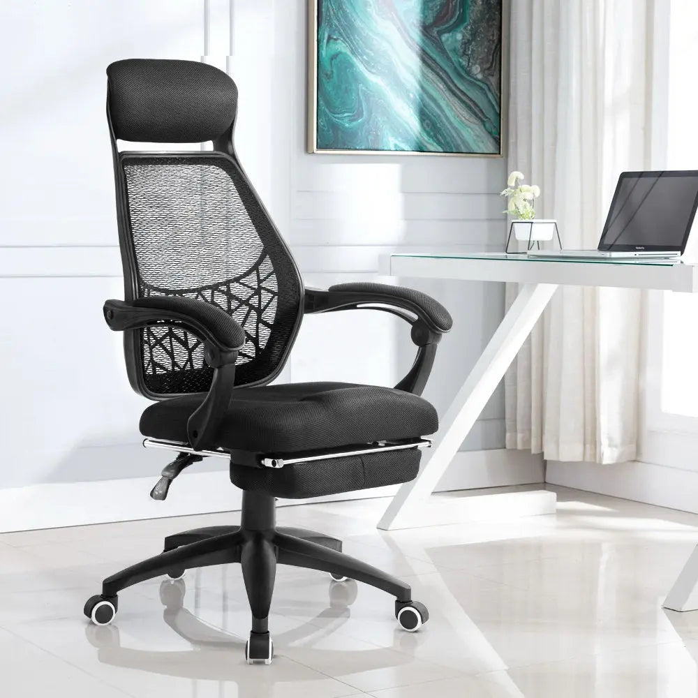 Artiss Gaming Office Chair Computer Desk Chair Home Work Study Black Deals499