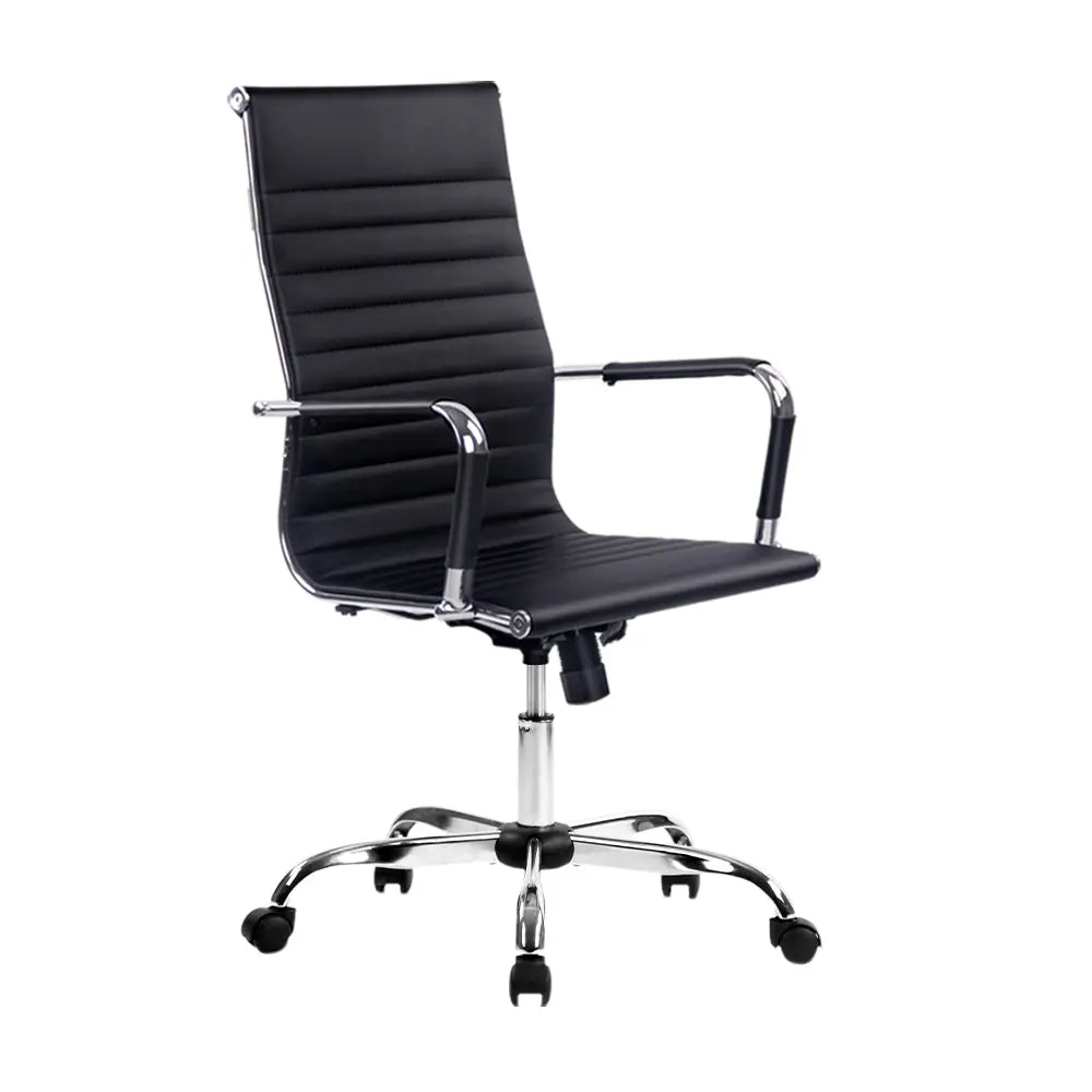 Artiss Gaming Office Chair Computer Desk Chairs Home Work Study Black High Back Deals499