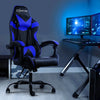 Artiss Gaming Office Chairs Computer Seating Racing Recliner Racer Black Blue Deals499