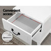 Artiss KUBI Bedside Tables 2 Drawers Side Table French Nightstand Storage Cabinet Deals499