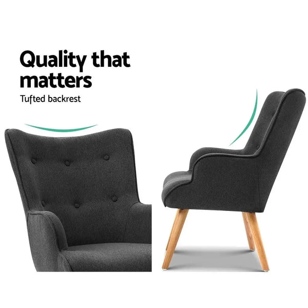 Artiss LANSAR Lounge Accent Chair Deals499