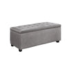Artiss Large Fabric Storage Ottoman - Light Grey Deals499