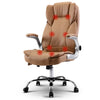 Artiss Massage Office Chair Gaming Chair Computer Desk Chair 8 Point Vibration Espresso Deals499