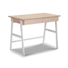 Artiss Metal Desk with Drawer - White with Oak Top Deals499