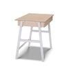 Artiss Metal Desk with Drawer - White with Oak Top Deals499