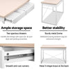 Artiss Metal Desk with Drawer - White with Wooden Top Deals499
