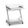 Artiss Metal Pull Out Table Desk - White Deals499
