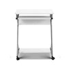 Artiss Metal Pull Out Table Desk - White Deals499