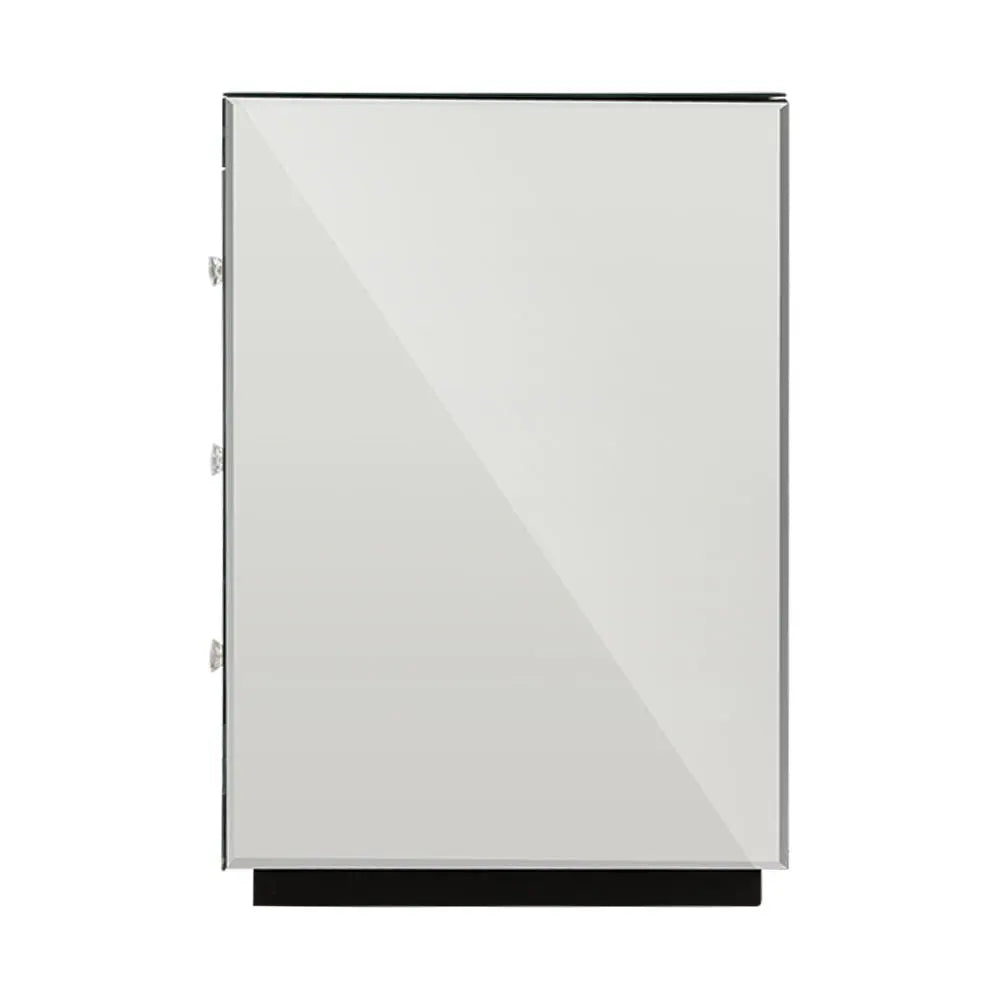 Artiss Mirrored Bedside Table Drawers Furniture Mirror Glass Presia Silver Deals499