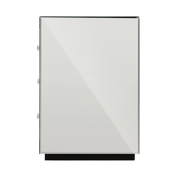 Artiss Mirrored Bedside Table Drawers Furniture Mirror Glass Presia Silver Deals499