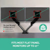 Artiss Monitor Arm Mount Dual Gas Black Deals499
