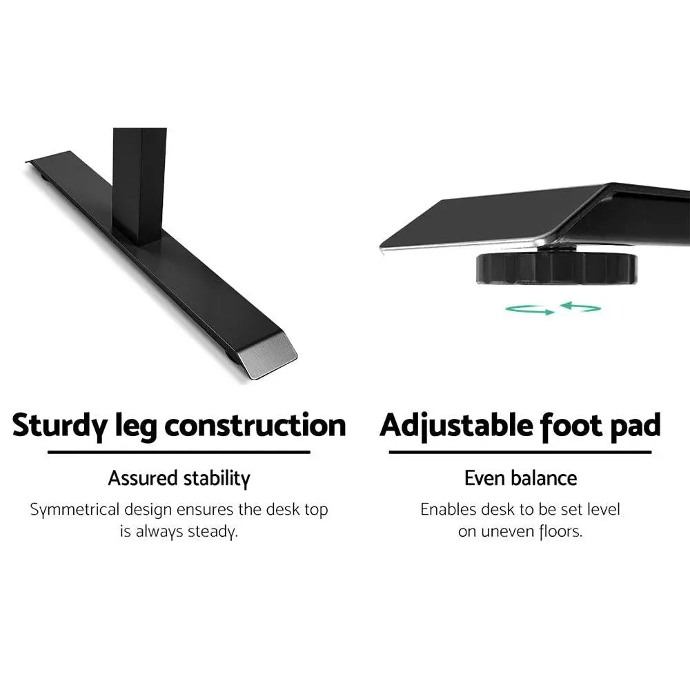 Artiss Motorised Standing Desk - Black Deals499