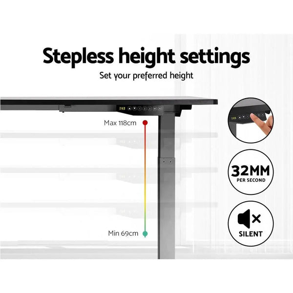 Artiss Motorised Standing Desk - Grey Deals499