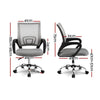 Artiss Office Chair Gaming Chair Computer Mesh Chairs Executive Mid Back Grey Deals499